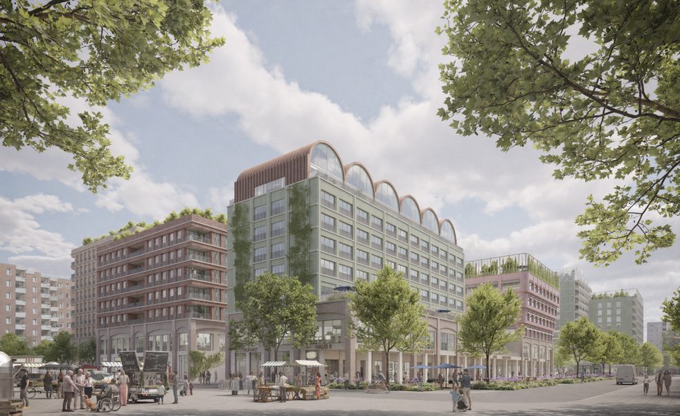Neues Zentrum für die Mitte Nahversorgungszentrum Steilshoop, Hamburg - Steilshoop