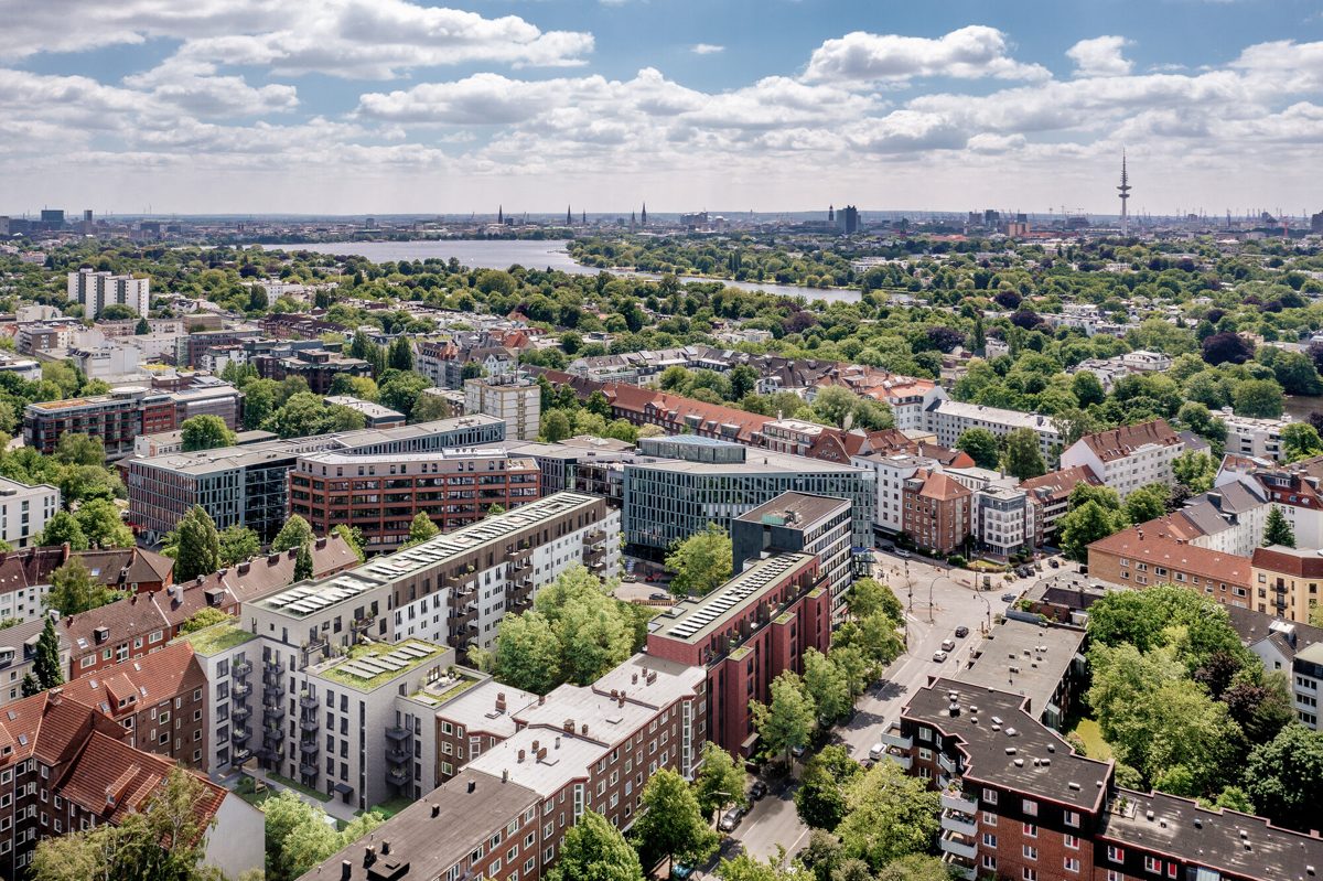 Wohnungsbau "Bloom + Bricks", Hamburg-Winterhude