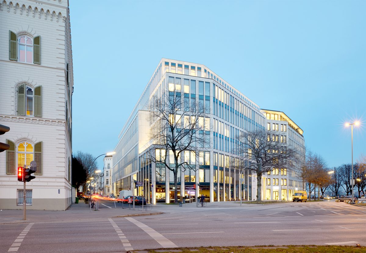 Bürogebäude Alsterufer, Hamburg - Rotherbaum